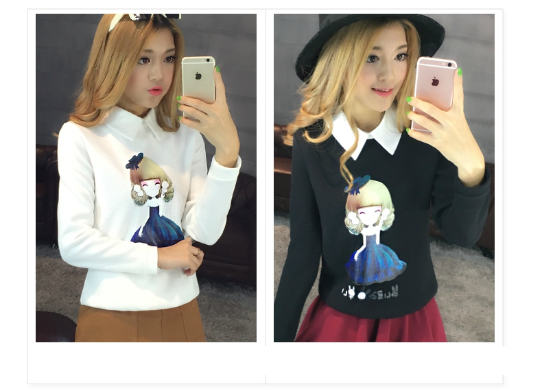 Дамска тинейджърска блуза- Жълта, Бяла, Черна