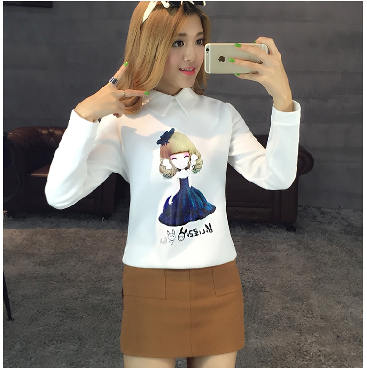 Дамска тинейджърска блуза- Жълта, Бяла, Черна