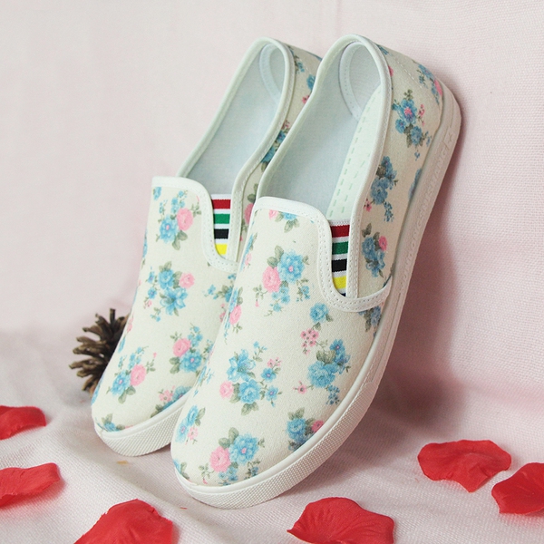 Дамски шарени  мокасини -6 модела