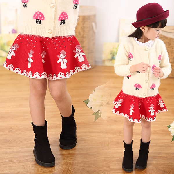 Топ модели детски къси поли - червени, зелени, черни 