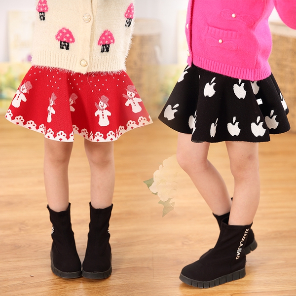 Топ модели детски къси поли - червени, зелени, черни 