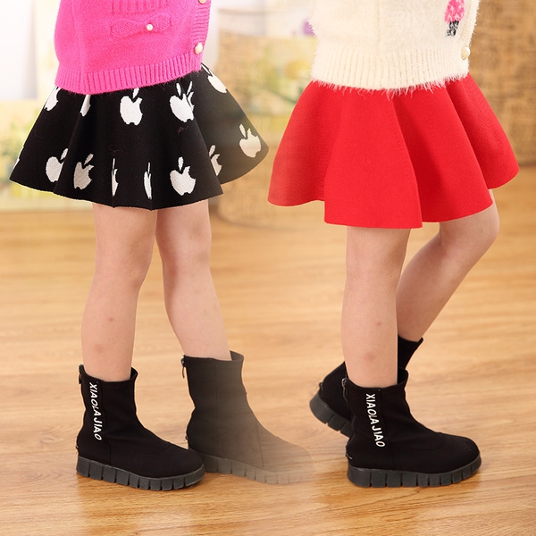 Топ модели детски къси поли - червени, зелени, черни 