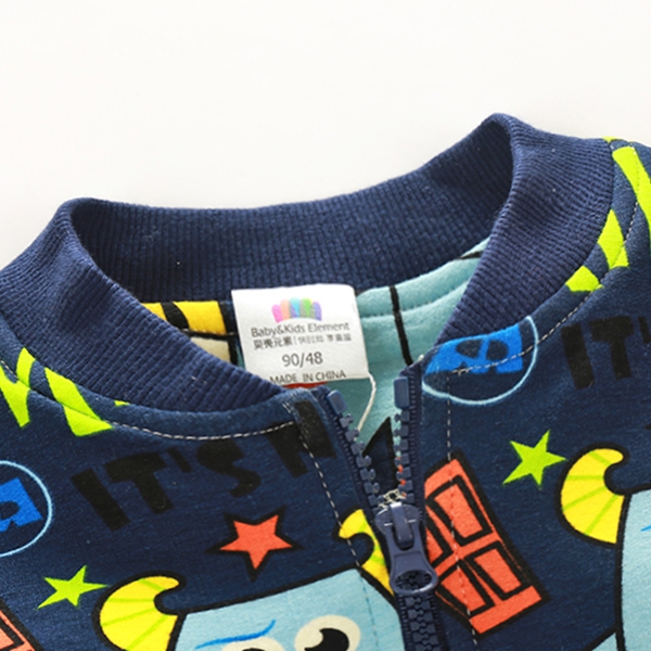 Детски пролетен суитчър - два модела с анимационни изображения 