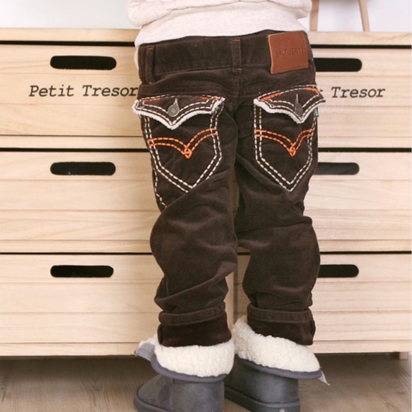 Детски панталони - кафяви, жълти, зелени, бежови - пролетни и есенни 