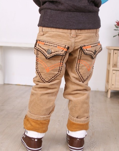 Детски панталони - кафяви, жълти, зелени, бежови - пролетни и есенни 