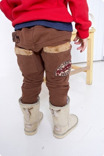 Детски панталони - кафяви, жълти, зелени, бежови - пролетни и есенни 