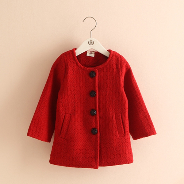 Детска жилетка  - червена и бяла - пролет и есен 