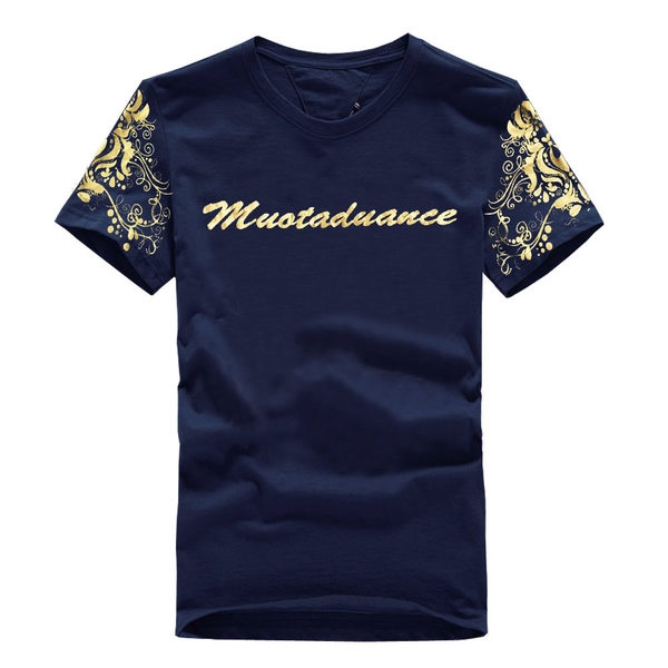 Мъжки лятни тениски в син бял и червен цвят