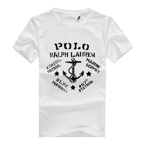 Мъжки лятни тениски в син бял и червен цвят