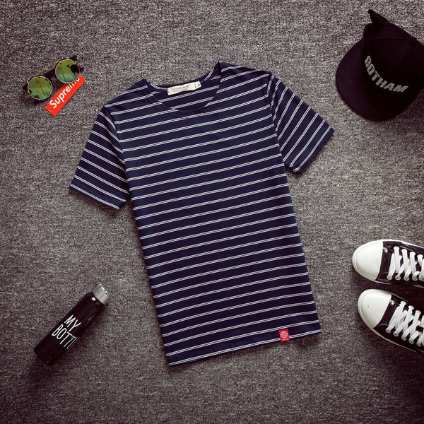 Мъжки раирани тениски 8 цвята