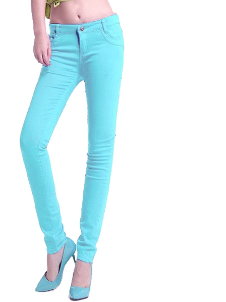 Χρωματιστά γυναικεία τζιν -22 μοντέλα