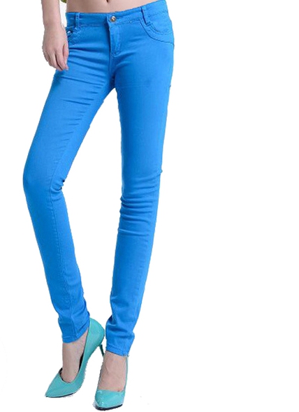 Χρωματιστά γυναικεία τζιν -22 μοντέλα