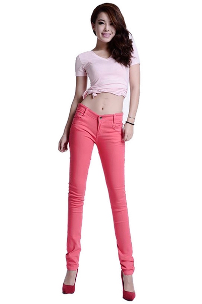 Χρωματιστά γυναικεία τζιν -22 μοντέλα