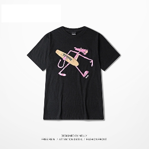 Ανδρικά  T-shirt Ροζ Πάνθηρας