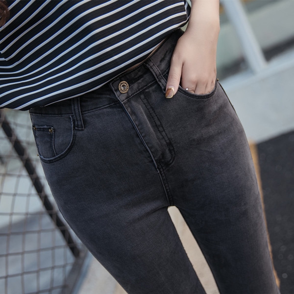 Τζιν υψηλής  μέσης - slim τύπου