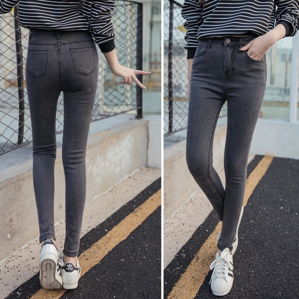 Τζιν υψηλής  μέσης - slim τύπου