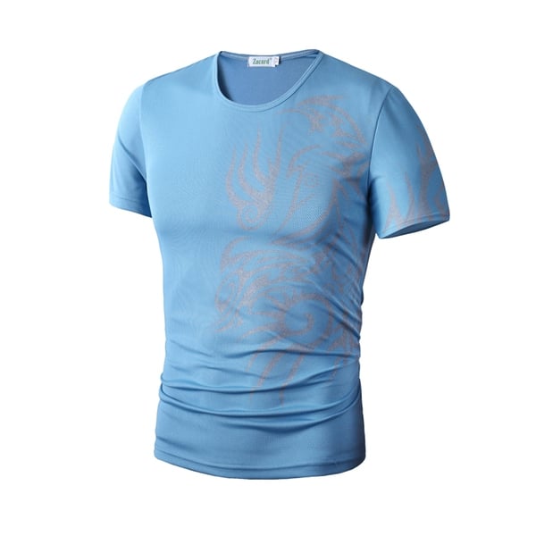 Ανδρικά  T-shirt Wolf Totem Τατουάζ 5 χρώματα