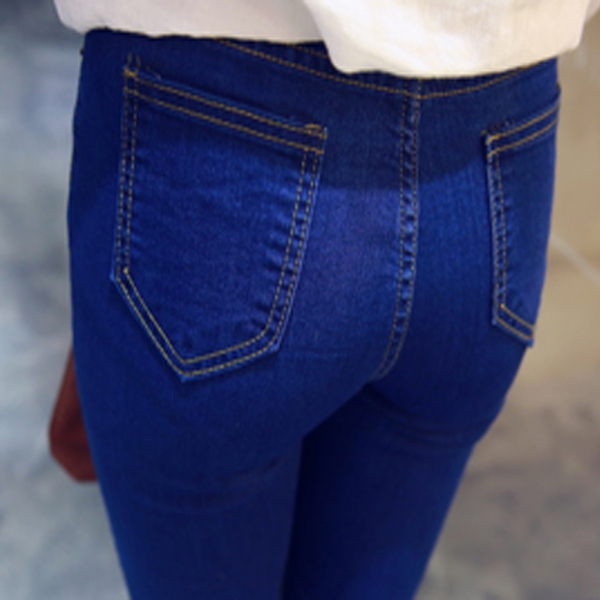 Небрежни дамски дънки тип слим - 10 модела 