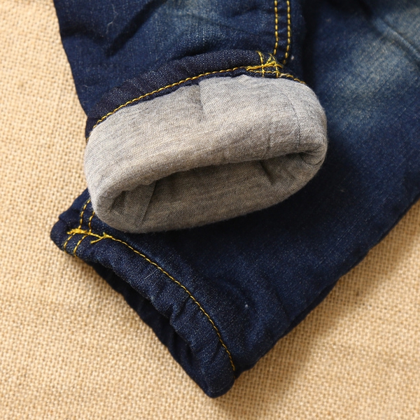 Топ модели еластични пролетни и есенни детски дънки за момчета