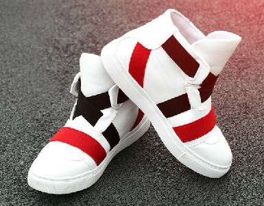 Детски пролетни обувки за момчета - три модела - червен, бял и черен