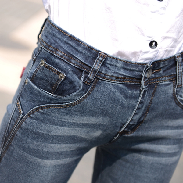 Тънки дамски дънки тип слим -  4 модела 