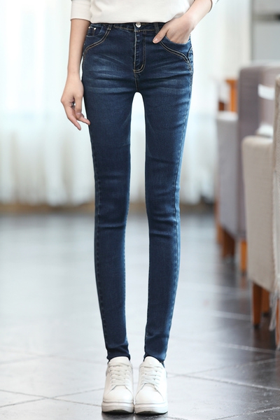 Τζιν των γυναικών της άνοιξης - slim τύπου 5 μοντέλα