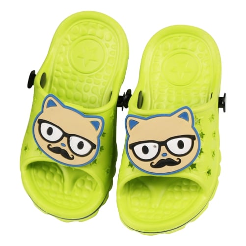 παντόφλες για παιδιά με εικόνες κινουμένων σχεδίων κατάλληλο για τη ζωή παραλία και το καλοκαίρι - μπλε, κίτρινο, πράσινο, ροζ, 