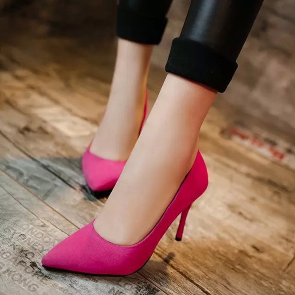 Γυναικεία παπούτσια σε 4 χρώματα ροζ μαύρο κόκκινο και μπλε