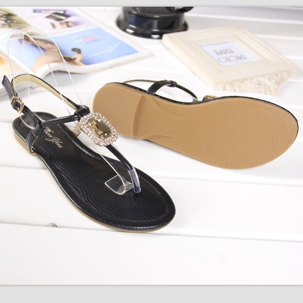Γυναικείες  σανδάλια με πέτρες -4 μοντέλο