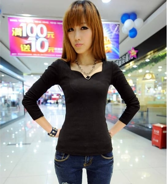 Μπλούζες με κοντό και μακρύ μανίκι 13 μοντέλο