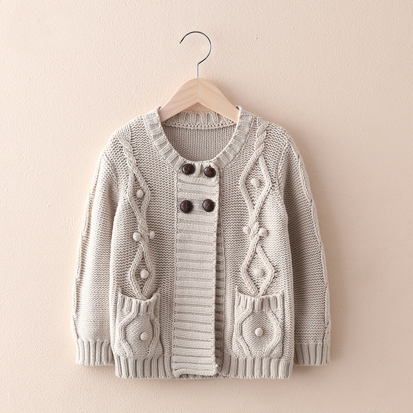 Πολύχρωμές παιδικές ζακέτες για κορίτσια - 2 μοντέλα