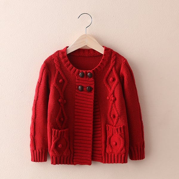 Πολύχρωμές παιδικές ζακέτες για κορίτσια - 2 μοντέλα