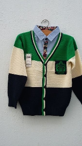 Κομψή παιδική ζακέτα με πουκάμισο για αγόρια - 3 μοντέλα