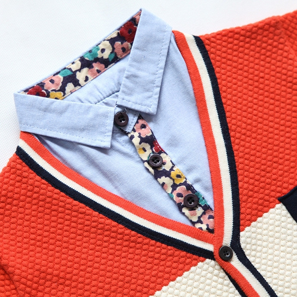 Стилна детска жилетка с риза за момчета - 3 модела 