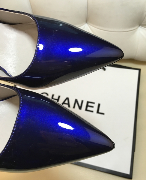 Дамски луксозни лачени обувки със заострени пръсти и висок елегантен ток