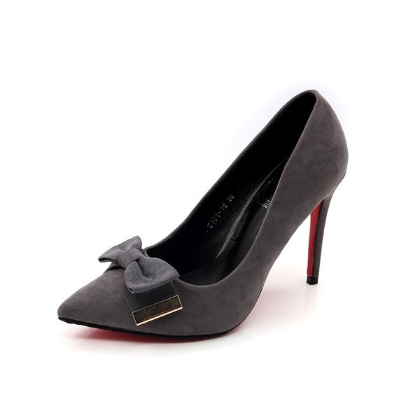 Дамски велурени обувки с панделка в четири цвята