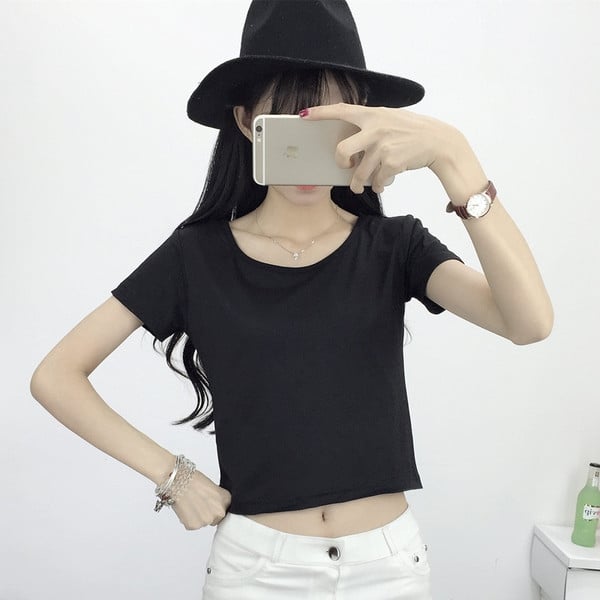 Γυναικείο  κομψό T-shirt σε δύο χρώματα