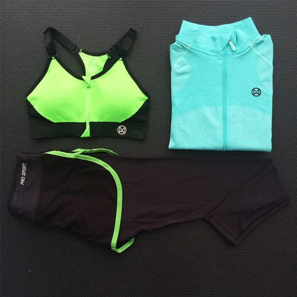 Дамско облекло за йога от 3 части: различни модели и цветове