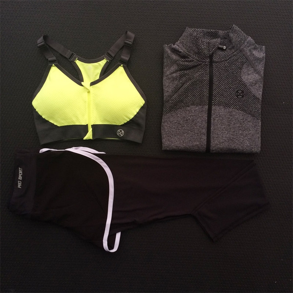 Дамско облекло за йога от 3 части: различни модели и цветове