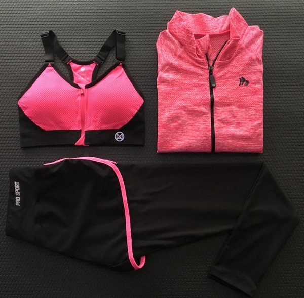 Дамско облекло за йога от 3 части: различни модели и цветове