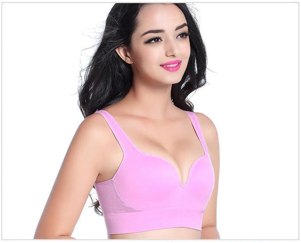 Спортно дамско бюстие - черен,розов,лилав,жълт и син цвят