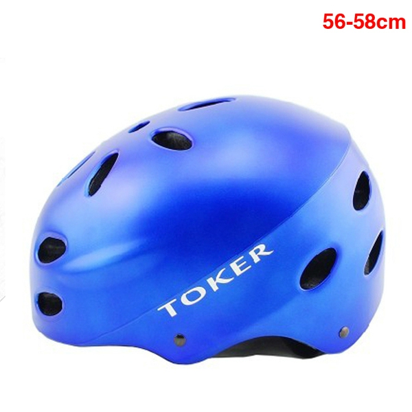 Κράνος Toker Biker - 3 μεγέθη σε μαύρο, λευκό, μπλε, κόκκινο και ροζ χρώμα