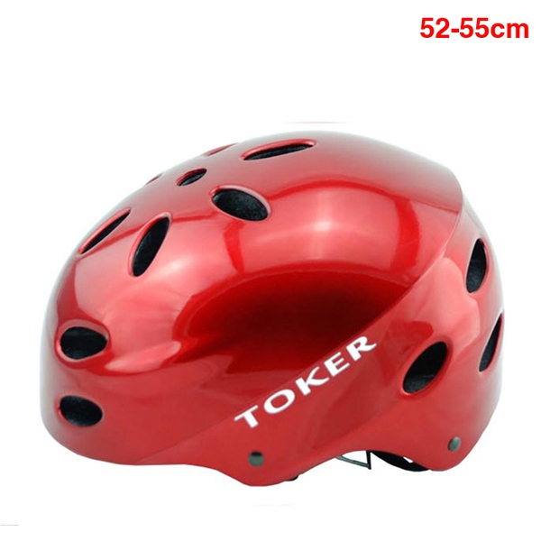 Κράνος Toker Biker - 3 μεγέθη σε μαύρο, λευκό, μπλε, κόκκινο και ροζ χρώμα