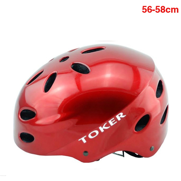 Κράνος Toker Biker - 3 μεγέθη σε μαύρο, λευκό, μπλε, κόκκινο και ροζ χρώμα