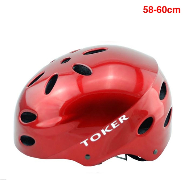 Κράνος Toker Biker - 3 μεγέθη σε μαύρο, λευκό, μπλε, κόκκινο και ροζ χρώμα