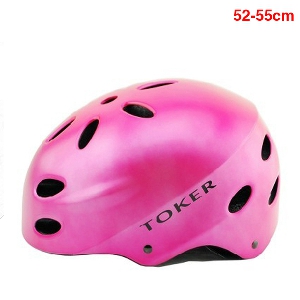 Κράνος Toker Biker - 3 μεγέθη σε μαύρο, λευκό, μπλε, κόκκινο και ροζ χρώμα