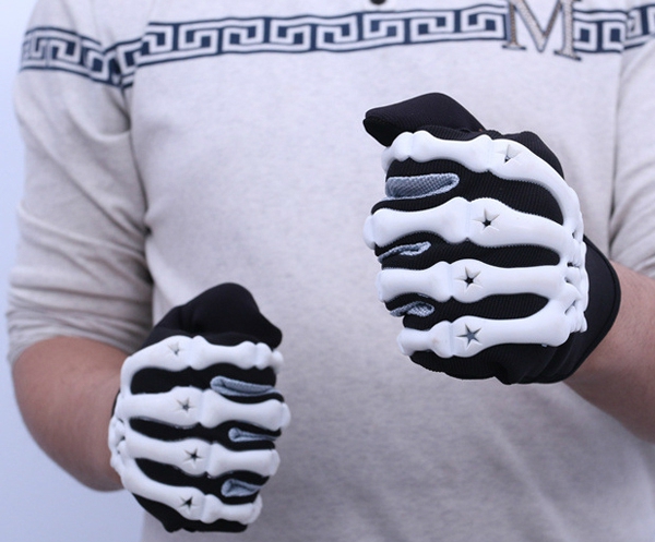 Ръкавици за колоездене - тип скелет в 2 модела и няколко цвята