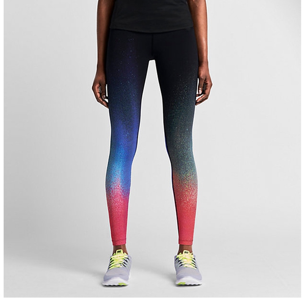 Дамски спортен клин преливащи се цветове