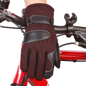 Есенно-зимни ръкавици за колоездене - 2 модела в червен,син,черен,кафяв и сив цвят