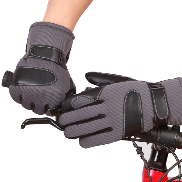 Γάντια φθινοπώρου χειμώνα για ποδηλασία - 2 μοντέλα σε κόκκινο, μπλε, μαύρο, καφέ και γκρι